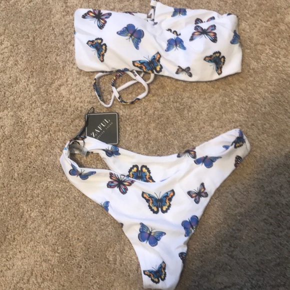 zaful butterfly bikini